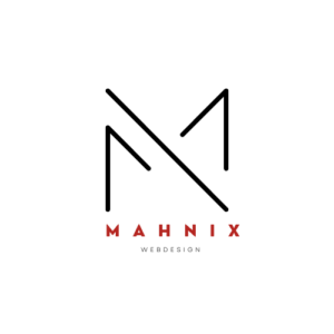 Mahnix - Webdesign - Logo - Background transparent - schwarzes Design