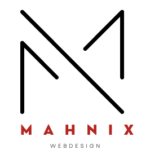 Mahnix - Webdesign - Logo - Background transparent - schwarzes Design